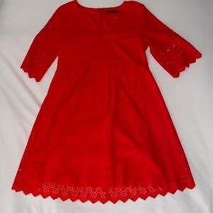 Red Madewell dress